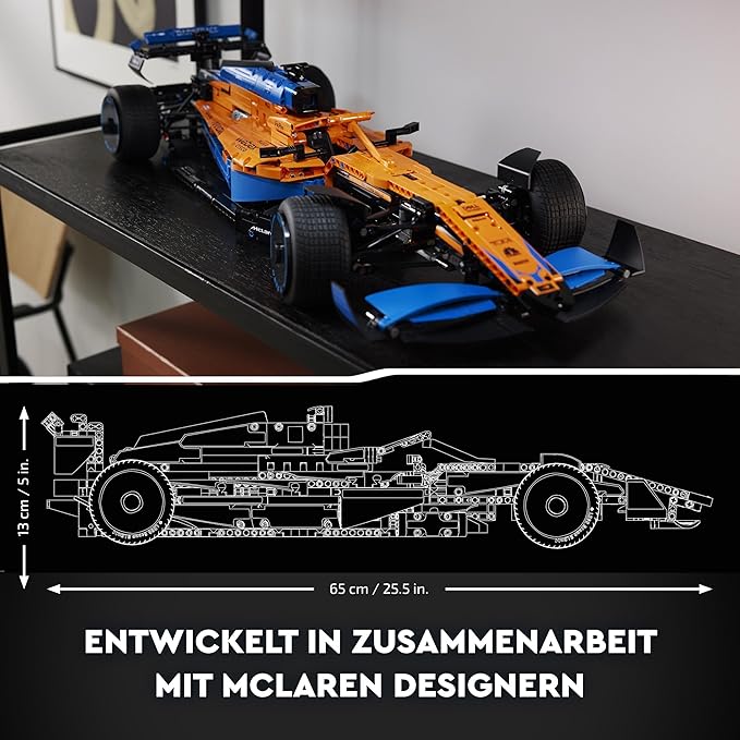 Sestavovací puzzle závodního superauta McLaren F1