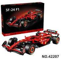 Sestavovací puzzle závodního superauta Ferrari